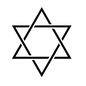 六芒星 星,スター,六角星,マーク,ヘキサグラム,六芒星,ダビデの星のシルエット素材