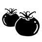 トマト トマト,ミニトマト,プチトマト,野菜,旬野菜,食べ物,ベジタブル,食材,新鮮,農業のシルエット素材