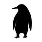 ペンギン ペンギン ペンギン,ぺんぎん,生物,生き物,動物,アニマル,鳥,鳥類,コウテイペンギンのシルエット素材