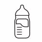 哺乳瓶 哺乳瓶,飲み物,ミルク,粉ミルク,ベビー用品,赤ちゃん用品,育児用品,ベビーグッズ,育児,子育てのシルエット素材