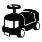 乗用遊具 自動車,乗り物,乗る,四輪車,おもちゃ,車,カー,ハンドル,子供,遊具のシルエット素材