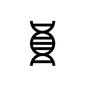 DNA DNA DNA,遺伝子,ミクロ,遺伝,性質,遺伝情報,健康診断,染色体,体内,研究のシルエット素材