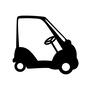 カート カート ゴルフカート,カート,電動カート,コンパクトカー,車,乗用車,作業用カート,カー,自動車,乗り物のシルエット素材