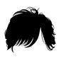 髪型 ミディアムヘア,流れ髪,無造作,髪,髪型,ヘア,ヘアスタイル,かつら,ウィッグ,男性用のシルエット素材