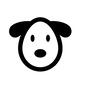 犬の顔 犬の顔 犬の顔,ペット,動物,アニマル,飼う,飼育,顔,正面,アップ,ペット用品のシルエット素材