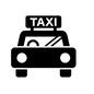 タクシー タクシー 1台,タクシー,送迎車,タクシー乗り場,配車,迎車,個人タクシー,乗り物,車,自動車のシルエット素材