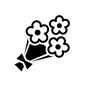 花束 花束 花束,花,フラワー,プレゼント,誕生日会,バースデー,お祝い,誕生パーティー,パーティー,誕生日のシルエット素材