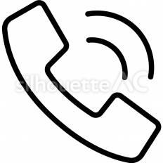 電話のアイコン リッチメニュー,アイコン,lineのシルエット素材