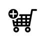 買い物カート 買い物カート 購入,買い物カート,プラス,+,入れる,買う,カート,買い物画面,商品,品物のシルエット素材
