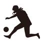 水中サッカー 水中サッカー 水中サッカー,ボール,水中スポーツ,サッカー,水中,マイナースポーツ,スポーツ,競技,選手,プレーのシルエット素材