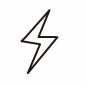 白抜きの雷マーク 白抜きの雷マーク 白抜き,雷,マーク,天気,ビリビリ,稲妻,電撃,電流,節分,2月のシルエット素材