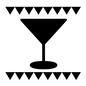 カクテル カクテル,お酒,酒,飲物,三角,ガーラント,アルコール,飾り,グラス,カクテルグラスのシルエット素材