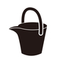 バケツ バケツ,ガーデニング,水差しバケツ,水差し,水やり,ガーデニング用品,家庭菜園,園芸,園芸用品,農業のシルエット素材