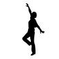 ダンス ダンス ダンス,ダンサー,踊り,踊る,振り付け,振付,人物,人,人間,女の人のシルエット素材