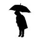 雨の日　子供 人物,子供,カサ,傘,梅雨,雨,雨天,雨降り,降水,雨の日のシルエット素材