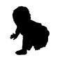 子供 子供 人,人物,人間,子,子供,体,全身,幼少,チャイルド,幼児のシルエット素材