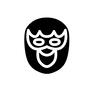 覆面 覆面 マスク,笑顔,笑う,顔,覆面,プロレス,スポーツ,アイコン,素材,マスクのシルエット素材