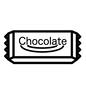 チョコレート チョコレート チョコレート,チョコ,個包装,一袋,個別包装,チョコレート菓子,お菓子,おやつ,未開封,袋入りのシルエット素材