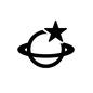 惑星 惑星 惑星,輪,土星,宇宙,スペース,ギャラクシー,アイテム,五芒星,五角星,ペンタグラムのシルエット素材