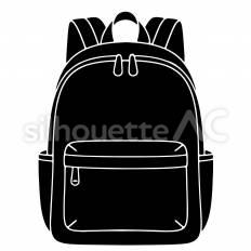 ナップザック ナップザック,リュックサック,背負うのシルエット素材