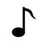 8分音符 8分音符 8分音符,符号,音,メロディー,音符,楽譜,オーケストラ,音楽,ミュージック,演奏のシルエット素材