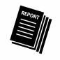 レポート レポート,書類,紙,束,文字,提出,課題,資料,報告,学習のシルエット素材