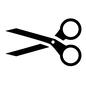 はさみ ハサミ,はさみ,備品,文具,文房具,刃物,事務用品,オフィス用品,1本,アイコンのシルエット素材