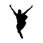 ダンス ダンス,踊る,動作,動き,人物,女性,全身,モデル,ポーズのシルエット素材