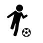 サッカー サッカー 運動,遊び,スポーツ,体育,サッカー部,競技,スポーツ選手,サッカー,サッカーボール,球技のシルエット素材