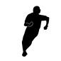 ランナー ランナー ランナー,走者,走る,全身,野球選手,野球,スポーツ,球技,人物,人のシルエット素材