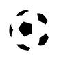 サッカー サッカー サッカー,サッカーボール,ボール,球技,スポーツ,球,サッカー部,1個のシルエット素材