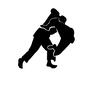 柔道 柔道 投げ技,背負投,柔道,武道,柔術,競技,スポーツ,動き,技,人物のシルエット素材