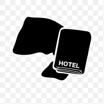 Silhouette, 2 sheets, hotel, fold, 