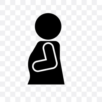 Pregnant woman, JPEG, SVG, PNG and EPS