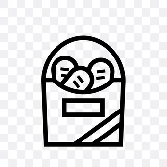 الكتلة, JPEG, SVG, PNG and EPS الكتلة, 1 حقيبة, طعام, أيقونة, JPEG, SVG, PNG and EPS