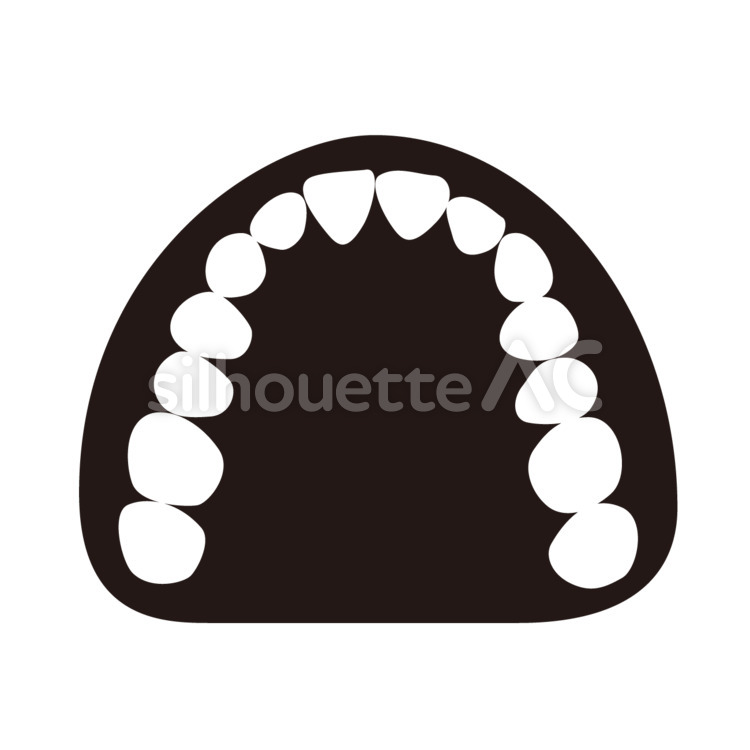 Upper teeth 175337 - Free Download - silhouetteAC